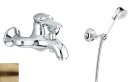 Emmevi Rubinetterie Tiffany 6001BBR bateria wannowa ścienna jednouchwytowa złota