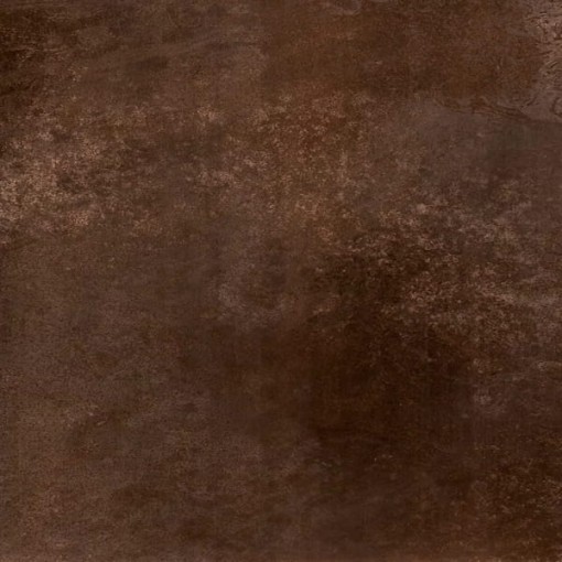 Płytka w stylu industrialnym, w kolorze miedzianym, imitująca metal Florim Architectural Design Flowtech Russet Naturale 120x120