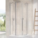 Ravak Chrome CSKK4-90 3Q170U00Z1 kabina prysznicowa 90x90 półokrągła