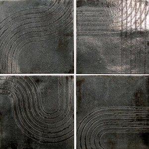 WOW Enso Wabi Graphite 12,5x12,5 122329 płytka ścienna dekor