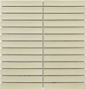 Mozaika ceramiczna, ścienna, matowa w kolorze kremowym Barwolf Stripes Cream Matt KIT-23002 29,6x29,6