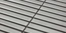 Mozaika ścienna, ceramiczna w połysku, w kolorze szarym Barwolf Stripes Haze Grey Glossy KIT-23003 29,6x29,6