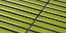 Barwolf Stripes Reed Green Glossy KIT-23005 29,6x29,6 mozaika ścienna, ceramiczna w zielonym kolorze.