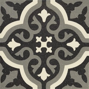 Mainzu Florentine Centro Black 20x20 płytka podłogowa