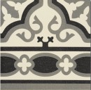 Mainzu Florentine Cenefa White 20x20