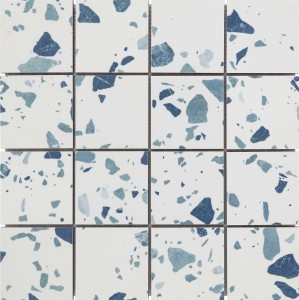 Barwolf Flakes XS Blue KEG-23072 30x30 mozaika gresowa imitująca lastryko