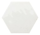 Heksagonalna płytka Barwolf Loft Latte White Gloss KE-22101 13,7x15 w kolorze beżowym, w połysku.