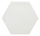 Heksagonalna, matowa płytka Barwolf Loft Latte White Matt KE-22102 13,7x15 w beżowym kolorze.