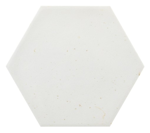 Heksagonalna, matowa płytka Barwolf Loft Latte White Matt KE-22102 13,7x15 w beżowym kolorze.