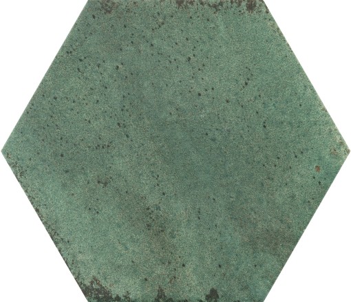 Zielona płytka heksagonalna Barwolf Loft Emerald Green Matt KE-22111 13,7x15