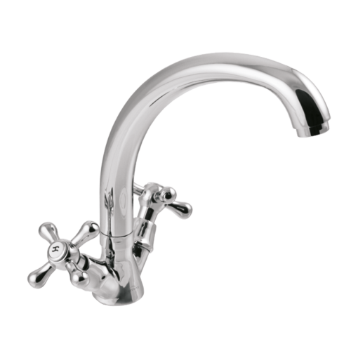 Invena chromowana wysoka stojąca bateria umywalkowa Alonia BU-70-W01-V- podstawowe informacje o produkcie: