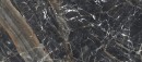 Płytka gresowa imitująca marmur, połysk Florim Luxury Design Les Bijoux Ombre de Caravage Glossy 80x180