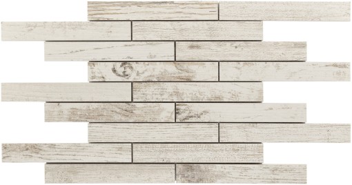 Mozaika gresowa, ścienna imitująca drewno Barwolf Beachhouse Light White KEG-20105 29,8x42,6
