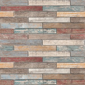 Barwolf Beachhouse Color Mix KEG-17101 42,6x25,4 mozaika ścienna gresowa imitująca drewno