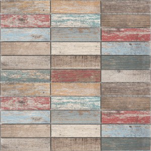 Barwolf Beachhouse Color Mix KEG-17031 20,9x37,3 mozaika ścienna gresowa imitująca drewno