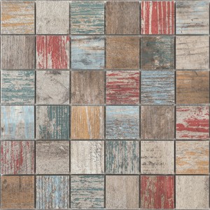 Barwolf Beachhouse Color Mix KEG-17005 29,5x29,5 mozaika ścienna gresowa imitująca drewno