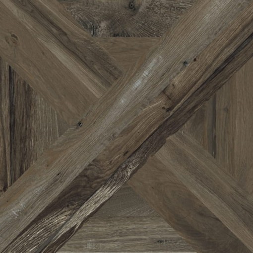 Płytka gresowa drewnopodobna, w matowym wykończeniu Florim Luxury Design Planches Decor Choco Matte 80x80