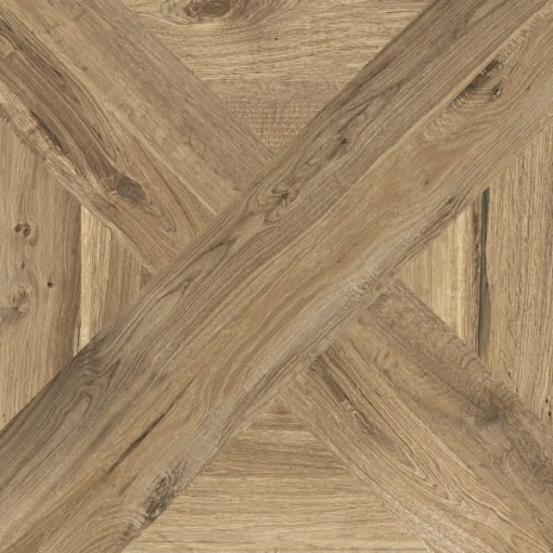 Płytka gresowa drewnopodobna, w matowym wykończeniu Florim Luxury Design Planches Decor Noisette Matte 80x80