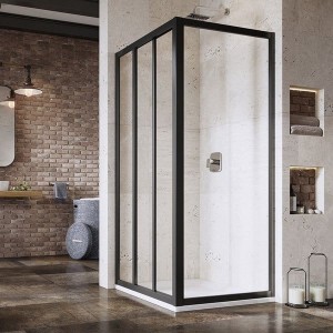 Ravak Supernova APSS-80 940403R2Z1 ścianka prysznicowa 80x198 czarna