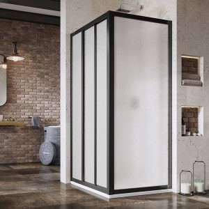 Ravak Supernova APSS-80 940403R211 ścianka prysznicowa 80x198 czarna