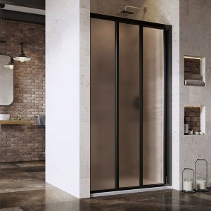 Ravak Supernova ASDP3-110 00VD03R2ZG drzwi prysznicowe rozsuwane 110x198 czarne