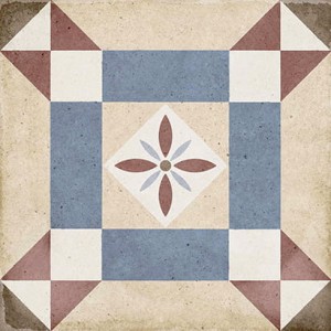 Equipe Art Nouveau Lys Colour 20x20 płytka gresowa patchwork