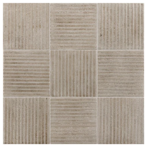 Płytka gresowa, ścienna imitująca beton Equipe Raku Line Smoke 10x10