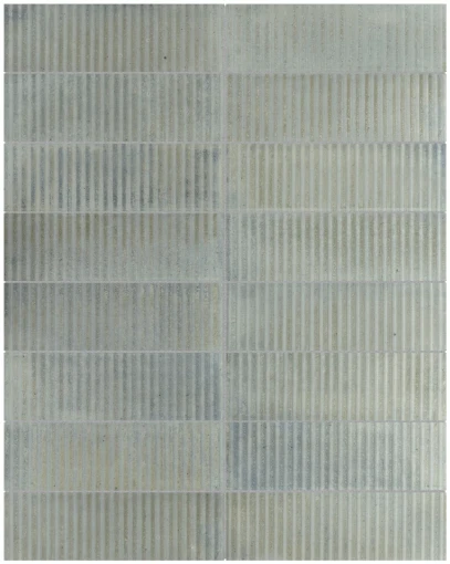 Płytka ścienna, cegiełka, strukturalna imitująca beton Equipe Raku Line Sea 6x18,6