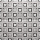 Gresowa płytka podłogowa, patchworkowa w odcieniach bieli, szarości oraz czerni Equipe Rivoli Biarritz 20x20