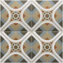 Multikolorowa płytka gresowa Equipe Rivoli Cinque 20x20 tworząca geometryczny patchwork