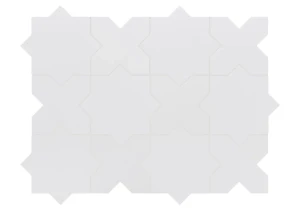 Equipe Porto Cross White 12x12 płytka gresowa monokolor 