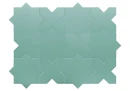 Płytka Equipe Porto Cross Jade 12x12 łączona z płytką Star z tej samej serii producenta Equipe