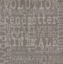 Płytka dekoracyjna gresowa, lastryko, w matowym wykończeniu Leonardo Ceramica Overcome LETTERS 120G RM 120x120