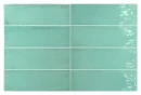 Gresowa płytka ścienna, rustykalna Equipe Fango Aquamarine Gloss 5x15