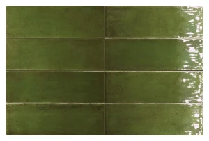 Equipe Fango Green Gloss 5x15 gresowa rustykalna płytka ścienna