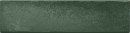 Płytka ścienna w kolorze zielonym, cegiełka, połysk Tubądzin Masovia Verde A Gloss STR 7,8x29,8