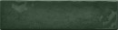 Płytka ścienna w kolorze zielonym, cegiełka, połysk Tubądzin Masovia Verde B Gloss STR 7,8x29,8