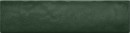 Płytka ścienna w kolorze zielonym, cegiełka, połysk Tubądzin Masovia Verde B Gloss STR 7,8x29,8