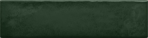 Płytka ścienna w kolorze zielonym, cegiełka, połysk Tubądzin Masovia Verde C Gloss STR 7,8x29,8