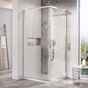 Ravak Blix Slim BLSRV2-90 X1LM70C00Z1 kabina prysznicowa 90x90x195 narożna polerowane alu 