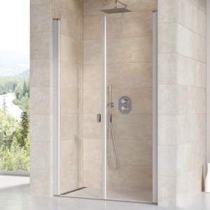 Ravak Chrome CSDL2-100 0QVACU0LZ1 drzwi prysznicowe uchylne 100x195 satyna