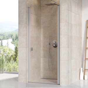 Ravak Chrome CSDL2-120 0QVGCU0LZ1  drzwi prysznicowe uchylne 120x195 satynowe