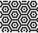 Dunin Mini Hexagon B&W Nano Premium Matt 26x30 mozaika heksagonalna