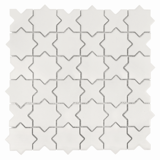 Gresowa mozaika nieregularna w kolorze beżu Dunin House Loves Star and Cross Cotton Matt 30,2x30,2