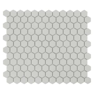 Dunin House Loves Mini Hexagon Ash Matt 26x30 mozaika gresowa heksagonalna