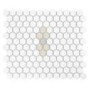 Gresowa mozaika dekoracyjna, gresowa Dunin House Loves Mini Hexagon Beetle Matt 26x30