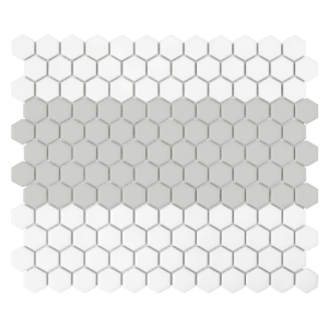 Dunin House Loves Mini Hexagon Stripe 1.A Matt 26x30 mozaika gresowa heksagonalna dekoracyjna