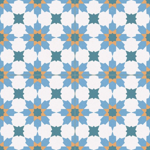 Gresowa płytka patchworkowa, podłogowa Dvomo by Peronda Casablanca 45,2x45,2