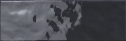 Płytka ścienna w czarnym kolorze, cegiełka, połysk Alfalux Vibes Night Shiny 7200191 8,2x25