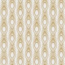 Płytka dekoracyjna ze worem w pawie pióra Aparici Art-Deco White Daiquiri Natural 29,75x29,75